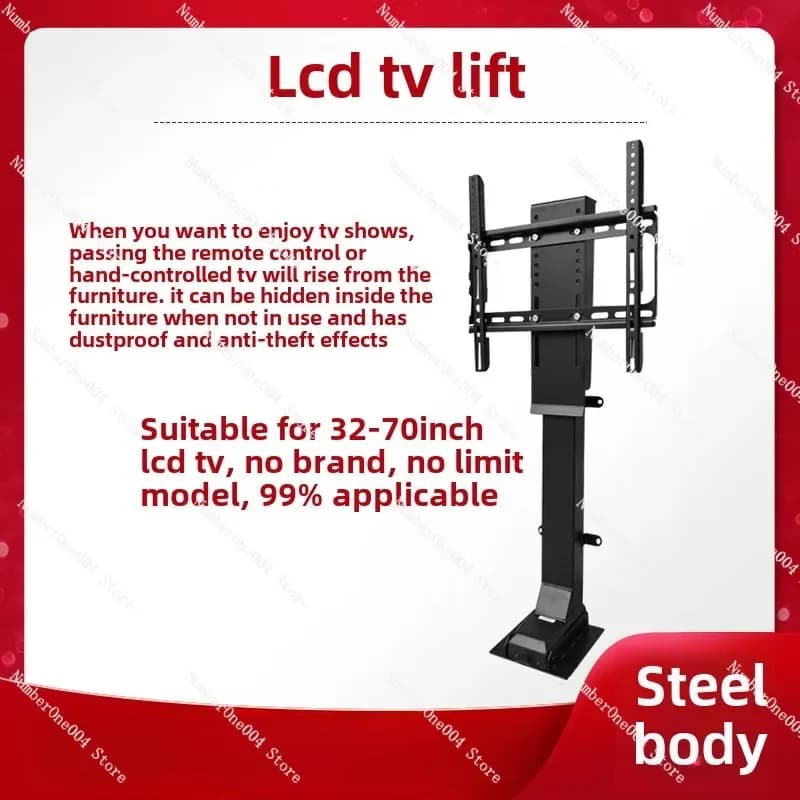 Sollevatore Elettrico Telescopico 650MM per Libreria e Specchio