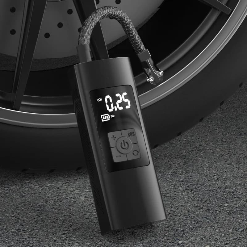 Mini gonfiatore digitale per pneumatici per auto compressore d'aria gonfiatori portatili parti della pompa per pneumatici digitali veloci per accessori per auto