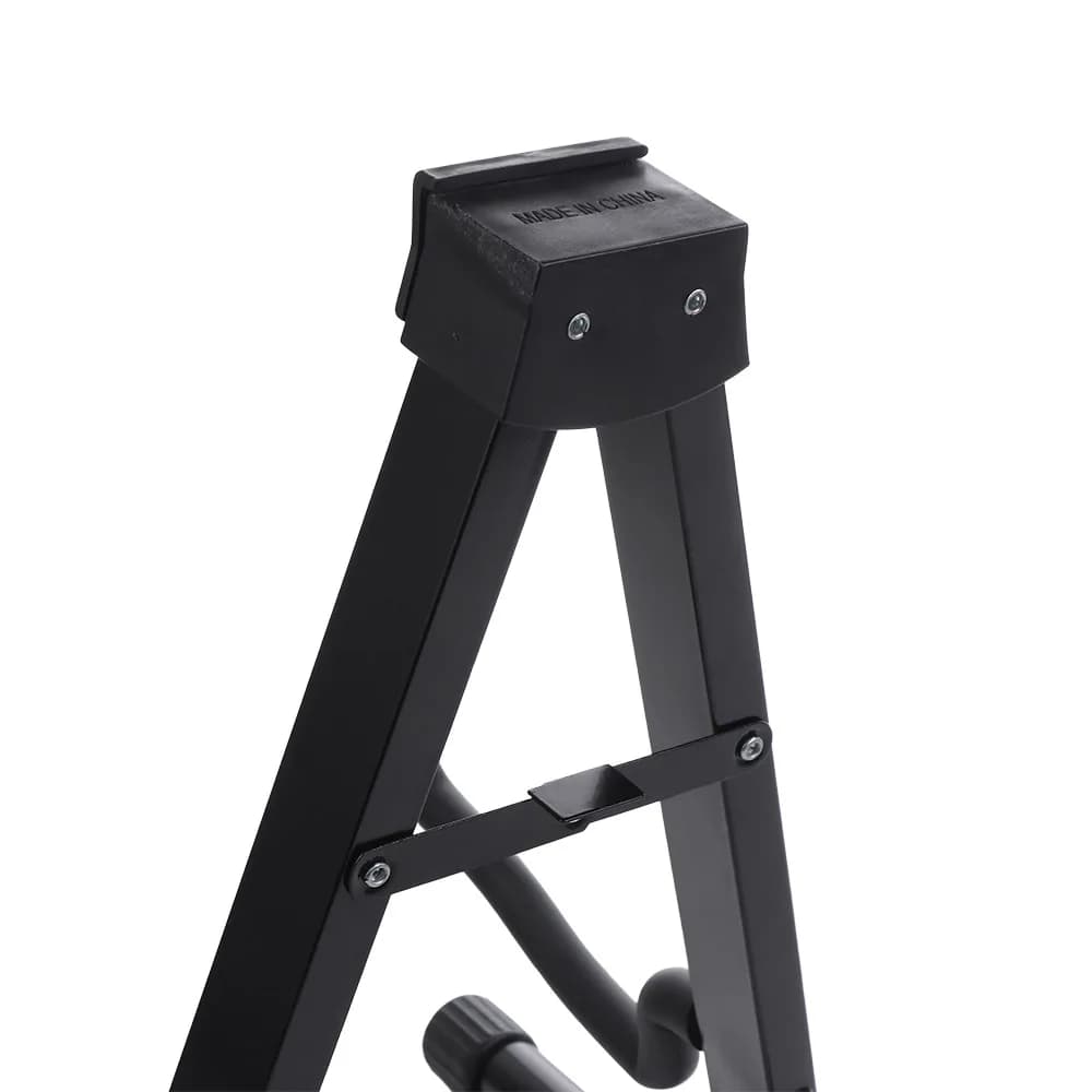 Sturdy and Stable Vertical Guitar Stand Metal a-Frame Portable Guitar Rack Tripod Black Universal a Frame Floor Stand Ukulele