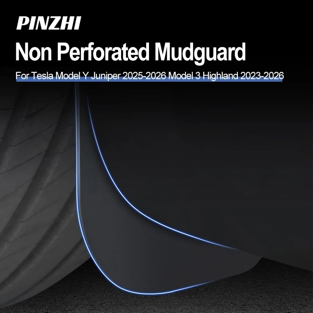 Suitable For Tesla Model 3 Hgihland Model Y Juniper 2025 2026 Mudguard Non Perforated Mudguard Wear-Resistant Invisible Version