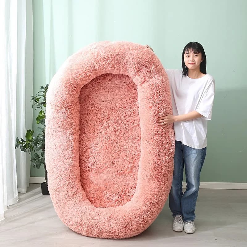 Cuccia Grande per Cani, Calda per l'Inverno, Lavabile, Divano per Animali Domestici con Cuscino Rimovibile per Cani di Taglia Gigante