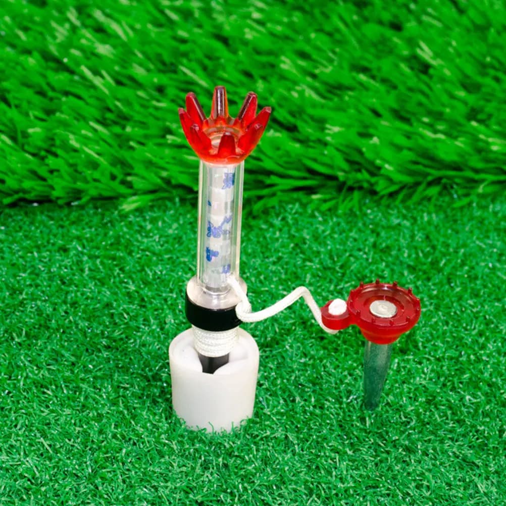 Set di 4 Supporti per Tee da Golf, Base Robusta e Resistente, Facile da Usare, Tee Flessibili per Allenamento Indoor e Outdoor