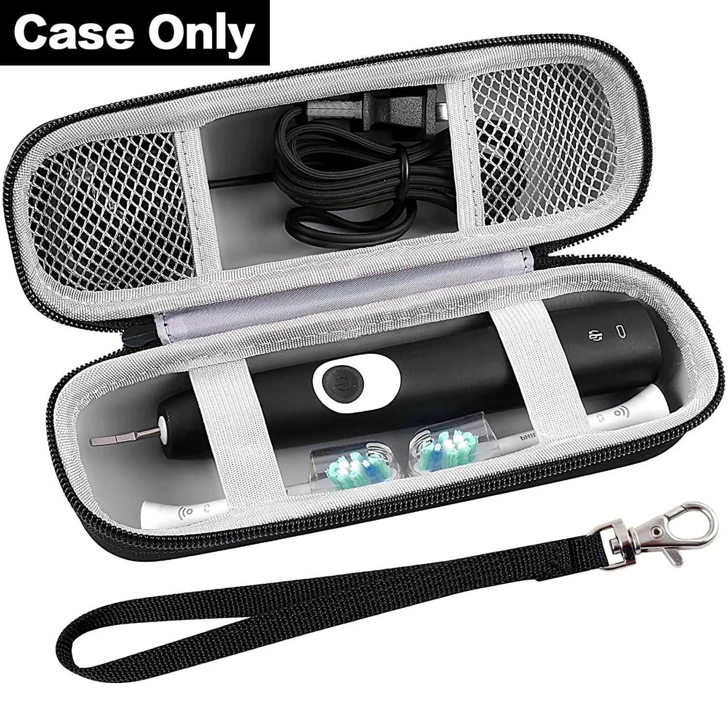 Universal Travel Case for Toothbrush Bag EVA Storage Bag for Black Electric Toothbrush