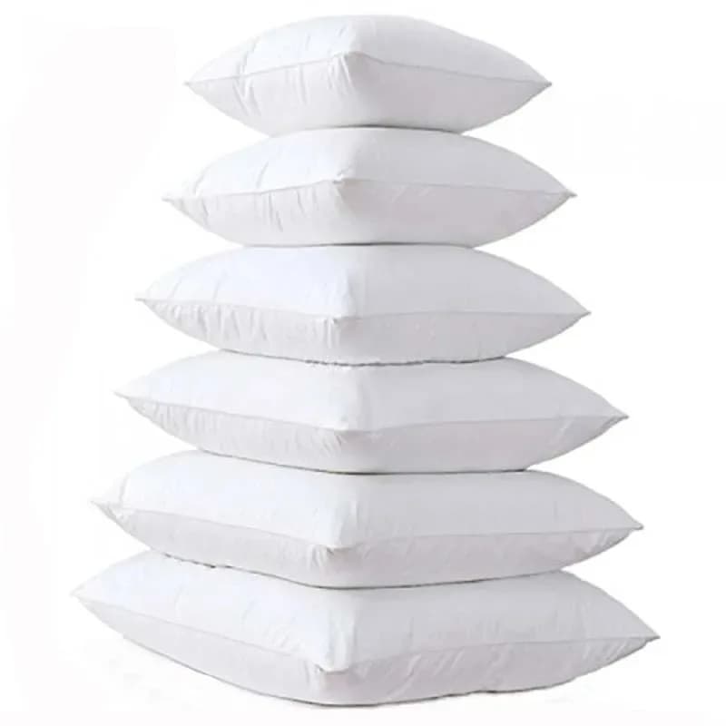 1/2PCS Bianco Cuscino Nucleo Cuscino di Riempimento Divano Letto Camera Da Letto Dormitorio Seggiolino Auto Hotel Morbido Soffice Staccabile Lavabile Vari Dimensioni