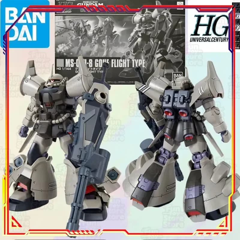 Bandai Gundam HG 1/144 MS-07H-8 Gouf Flight Type Model Kit Ufficiale Anime Action Figure Giocattolo da Assemblare per Ragazzi da Collezione