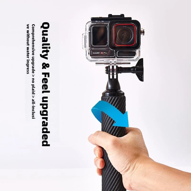 Palmare Flessibile Fotocamera Sportiva Monopiede Supporto Del Telefono Mobile Mini Selfie Stick Treppiede Impermeabile Per Gopro DJI INSTA 360 Universale