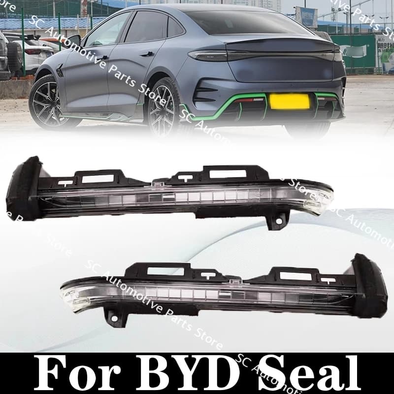 SC per BYD Seal accessori per Auto per Auto specchietto retrovisore esterno vetro LED indicatore di direzione striscia Flash lampada luce sinistra destra