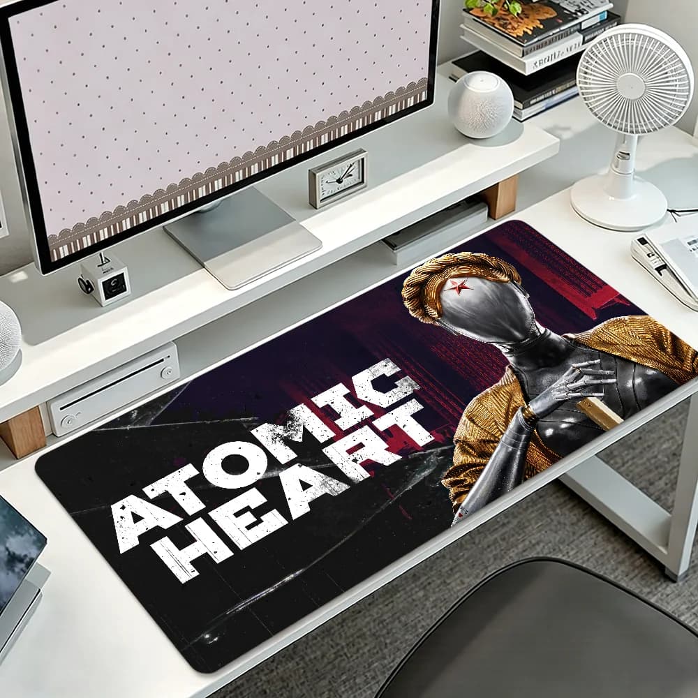 Game A-Atomic-c H-heart Mouse Pad Non-slip Thickened MousePad Student Cushion Large Writing Gaming Lockedge Office