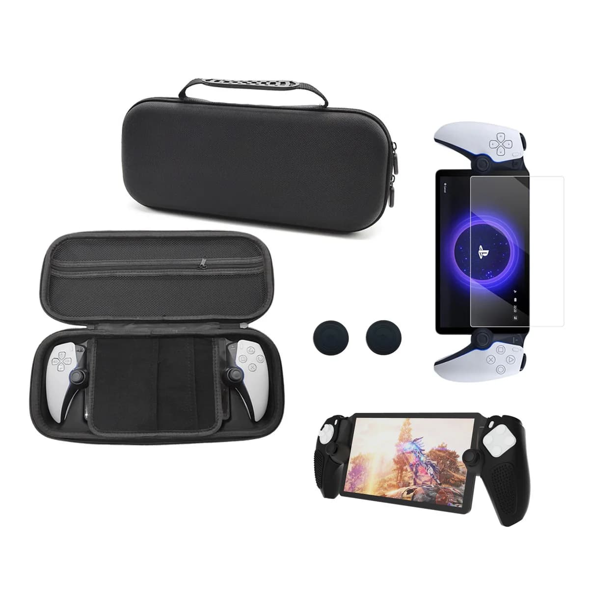 Custodia Protettiva Rigida per PlayStation 5 Portal Remote Player, Accessori PS Portal, Borsa da Viaggio Compatibile
