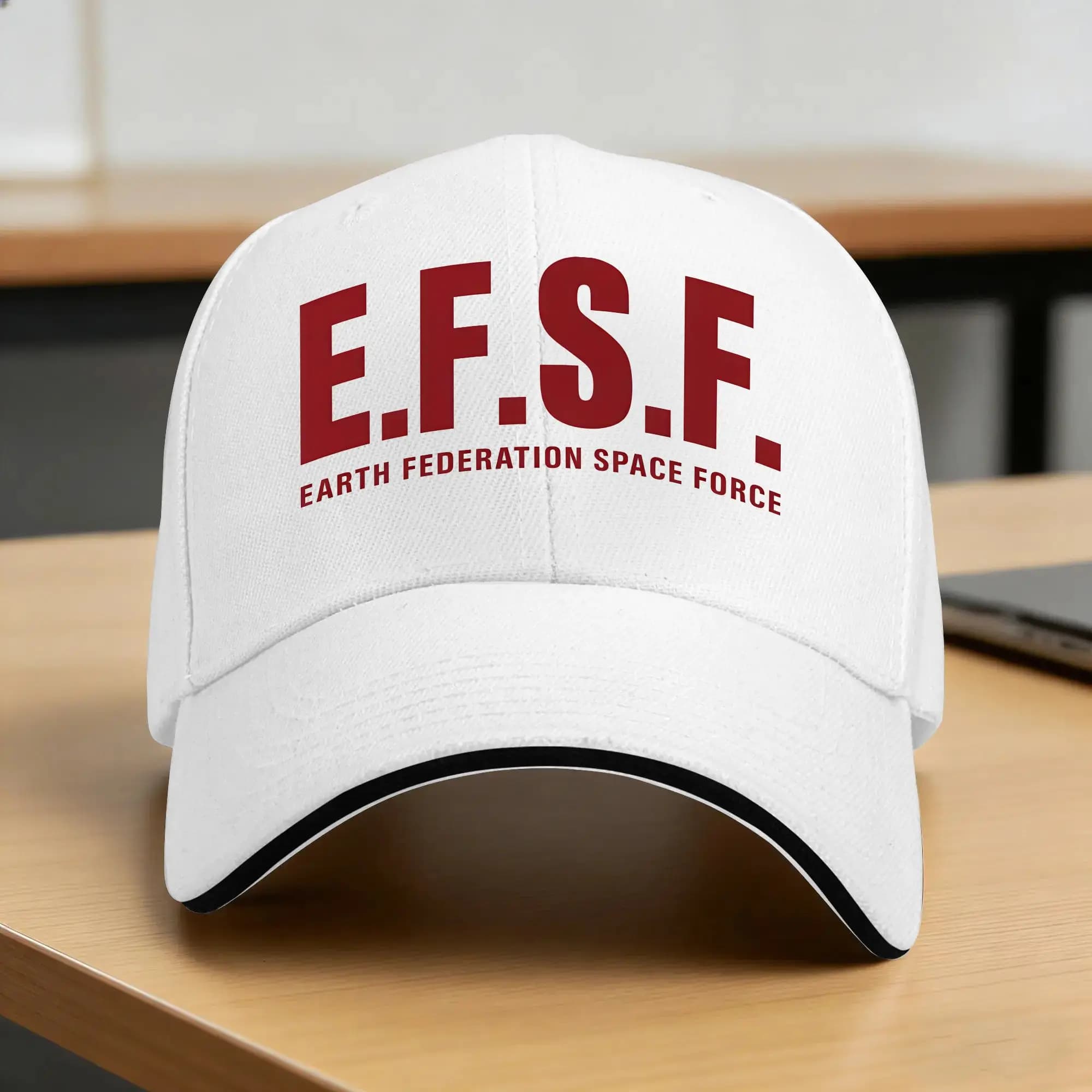 Anime g-g-GUNDAMs Casual Baseball Cap E.F.S.F Earth Federation Hiking Fishing Trucker Hat Women Men Street Style Snapback Cap