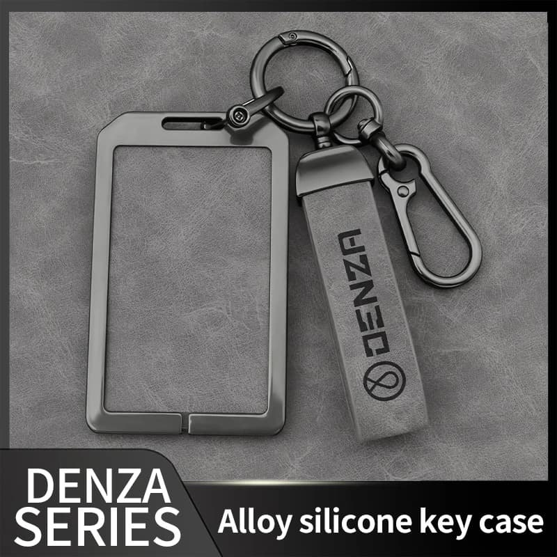 Leather NFC Card Key Case with Keychain for Denza D9 N7 N8 Smart Key