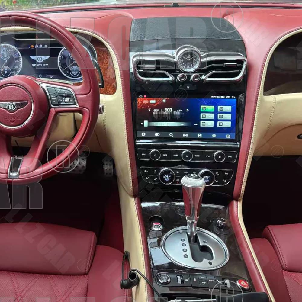 8+128GB CarPlay Android13 Car Radio For Bentley Continental GT Flying Spur 2005-2012 Multimedia Video DVD Player Navigation GPS