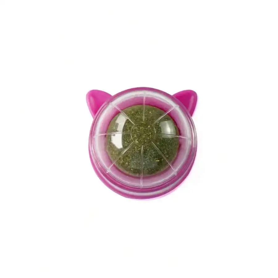 Rotatable Catnip Lick Toy Ball For Cats Teeth Cleaning And Stress Relief