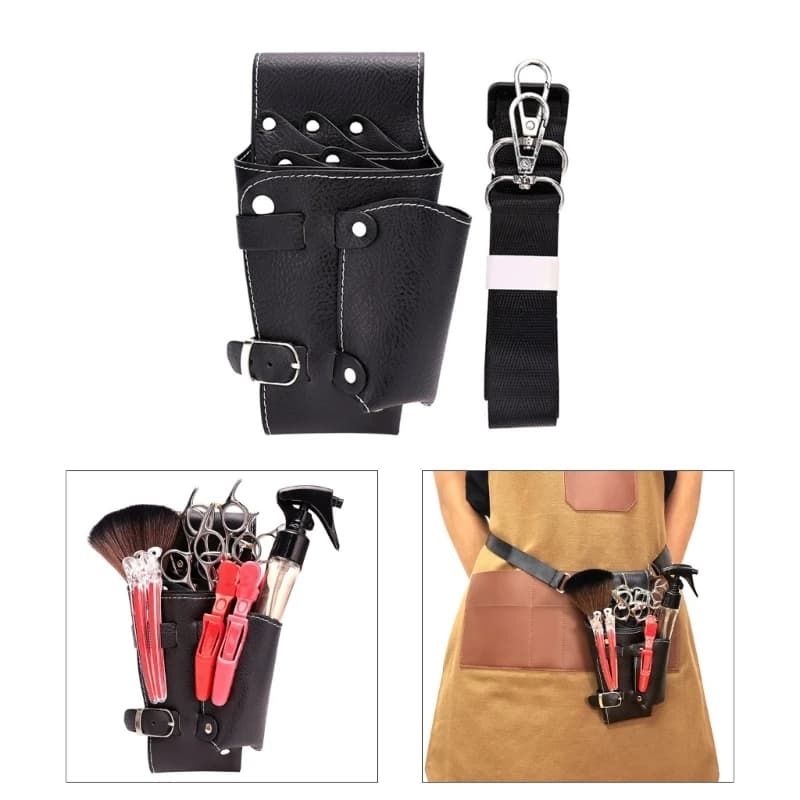 H3CB Borsa per attrezzi da parrucchiere leggera Design multi scomparto Cinghia elastica Soluzione pratica per riporre il