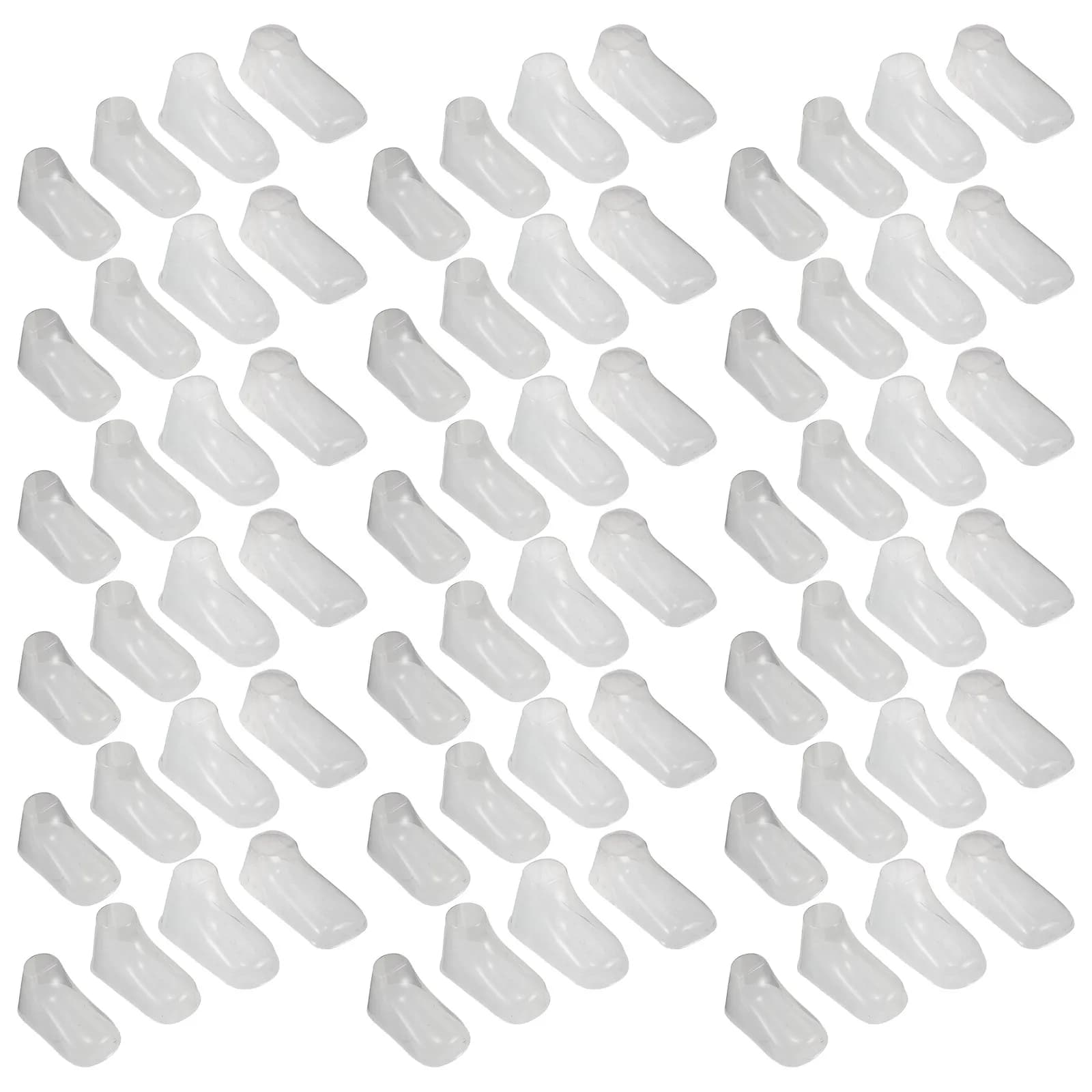 120 Pezzi Inserti per Esposizione Scarpe Neonato 8/9/10/11cm, Supporti in Plastica Trasparente per Scarpine, Calzini e Stivaletti, Modellatori e Supporti per Esposizione