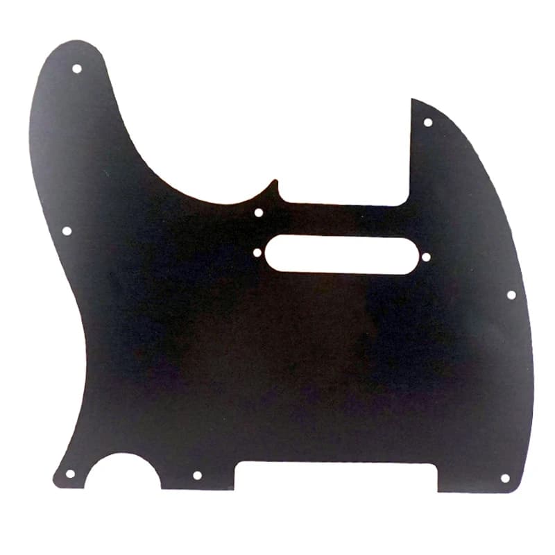 【HOT!TURE】Pannello Protettivo in Metallo Nero a 8 Fori per Chitarra Tele, Ricambio per Telecaster Standard