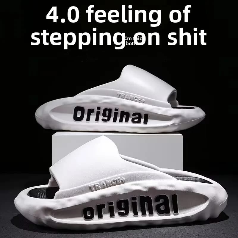 Summer Street Park Slippers Men Flexible Wear Resist Sole Foam Insole Outdoor Casual Walking Footwear
