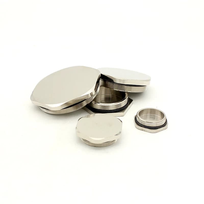 PG13.5 PG16 PG21 PG29 Metal Stop Plug Ended Cap Thread Plug Dustproof Waterproof IP68