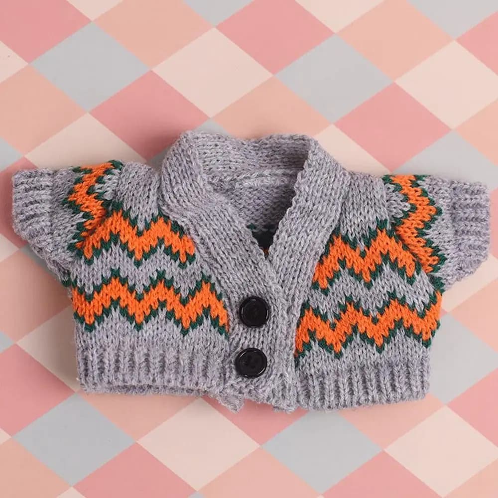Fashion Dolls Accessories for Idol Dolls Knitted Sweater Clothes Dolls Sweater Tops Warm Sweater 20cm Clothes