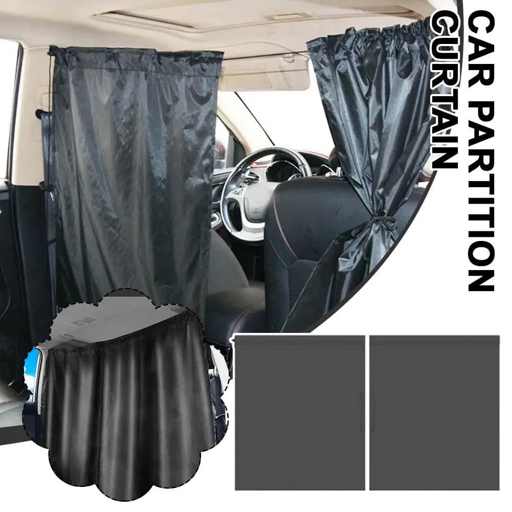2 pezzi/set tenda per la privacy del parasole per auto taxi tenda di protezione universale per partizione posteriore forniture per interni per auto aziendali