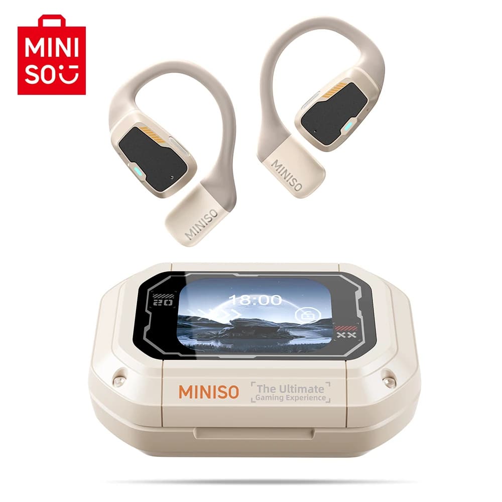 MINISO M98 True Wireless Auricolari aperti Bluetooth 5.4 orecchie, driver dinamico da 13 mm OWS orecchie teste Cuffie da gioco Super Long Endur