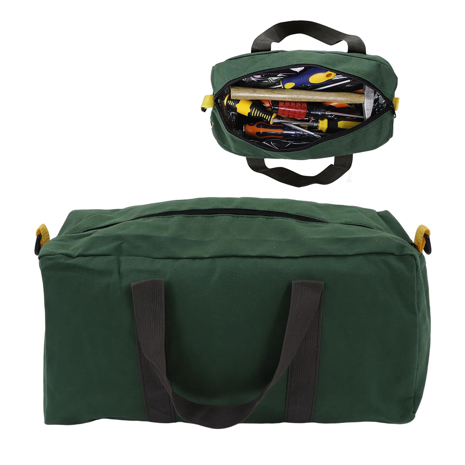 Tool Carry Bag Hand Tool Bag Waterproof Heavy Duty Large Capacity Wide Mouth Portable Tool Tote for Carpentry Electrician