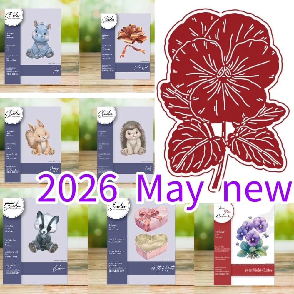 Flower Rabbit Beatrice Die Set Cutting Die Scrapbook Diary Decoration Stencil Embossing Template DIY Greeting Card Handmade 2026
