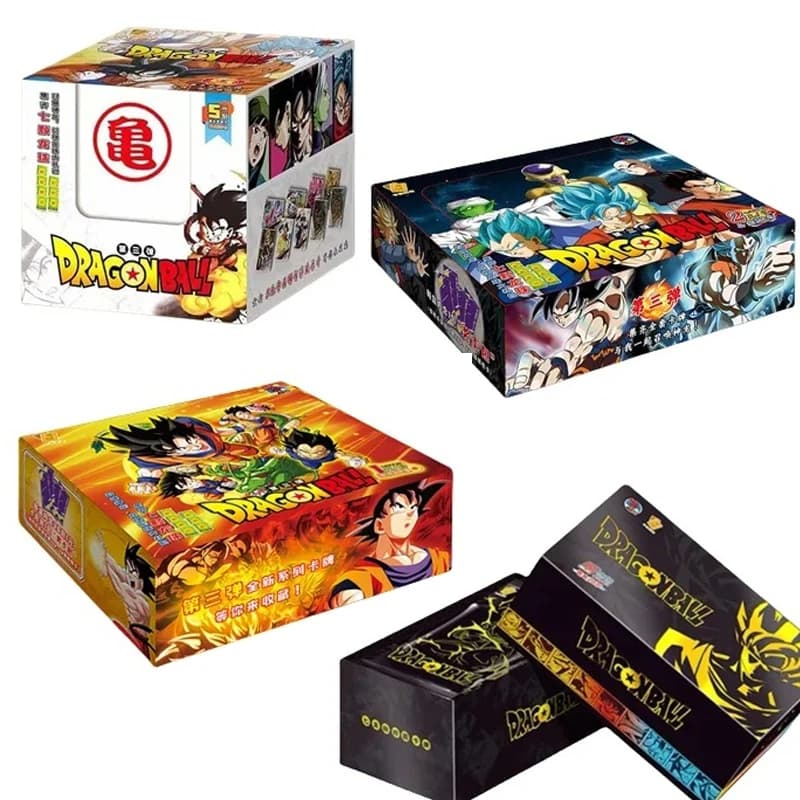 Dragon Ball Z Shiny Son Goku Saiyan Vegeta Anime Trading Card Game Booster Box Collection Gift for Kids