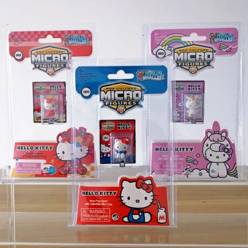 Figura Micropops con mini custodia da collezione Cute Baby Kimono Dolls Toy Girls Boys