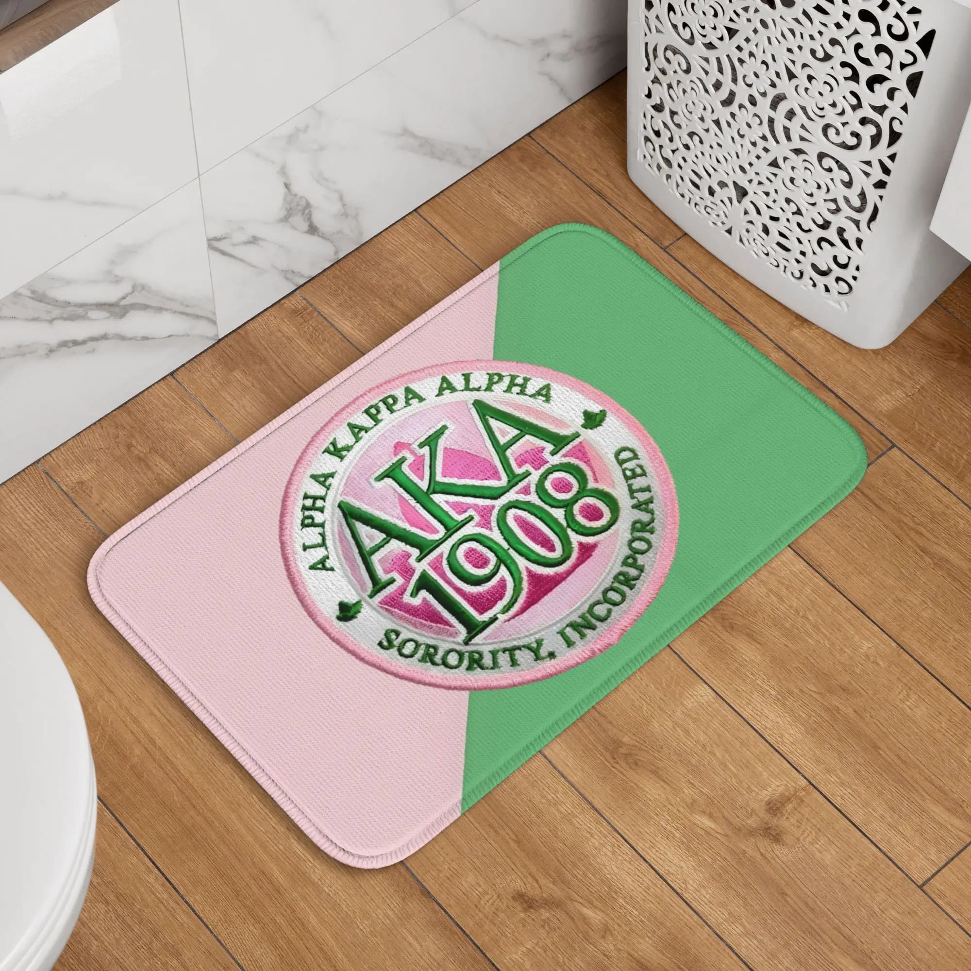 AKA The First Historically African Sorority Tappetino per porta d'ingresso, per interni, cucina, bagno, camera da letto, tappeto