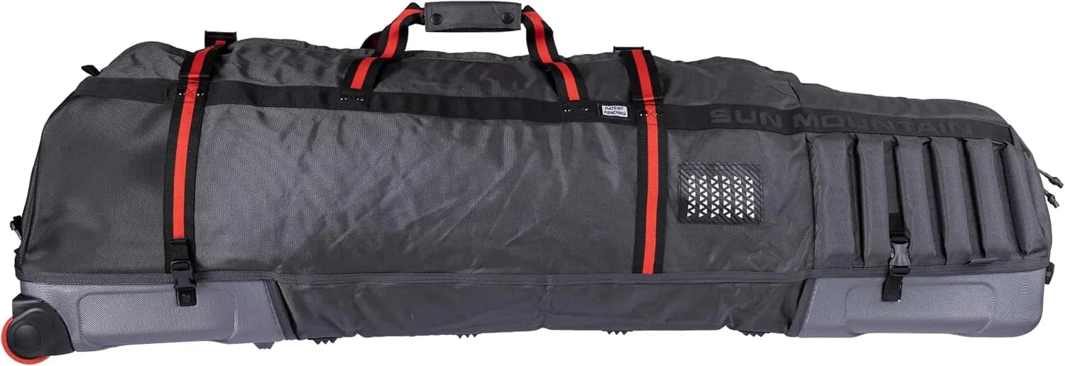 Golf Travel Bag with Compact Storage Case and 2-Wheel Rolling System