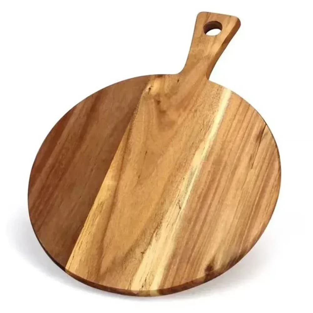 12 Inch Cutting Board Acacia Wood Cutting Board Kitchen Vivid Colors And Patterns Comfortable Handle With Hook