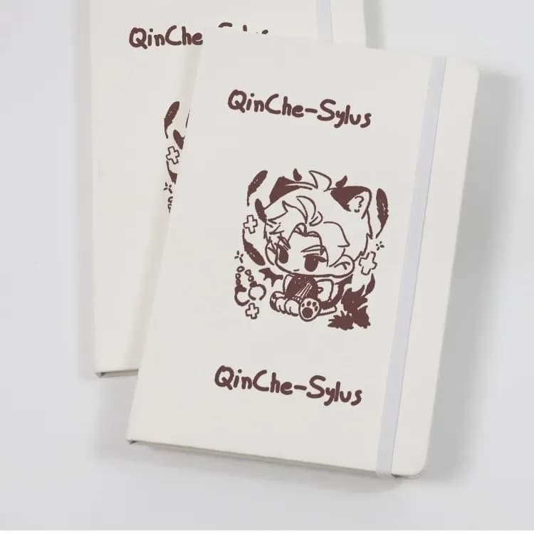 Game Love and Deepspace Sylus Cosplay Anime Cartoon sketchbook notebook diary student Accessories Ornament Xmas Gift