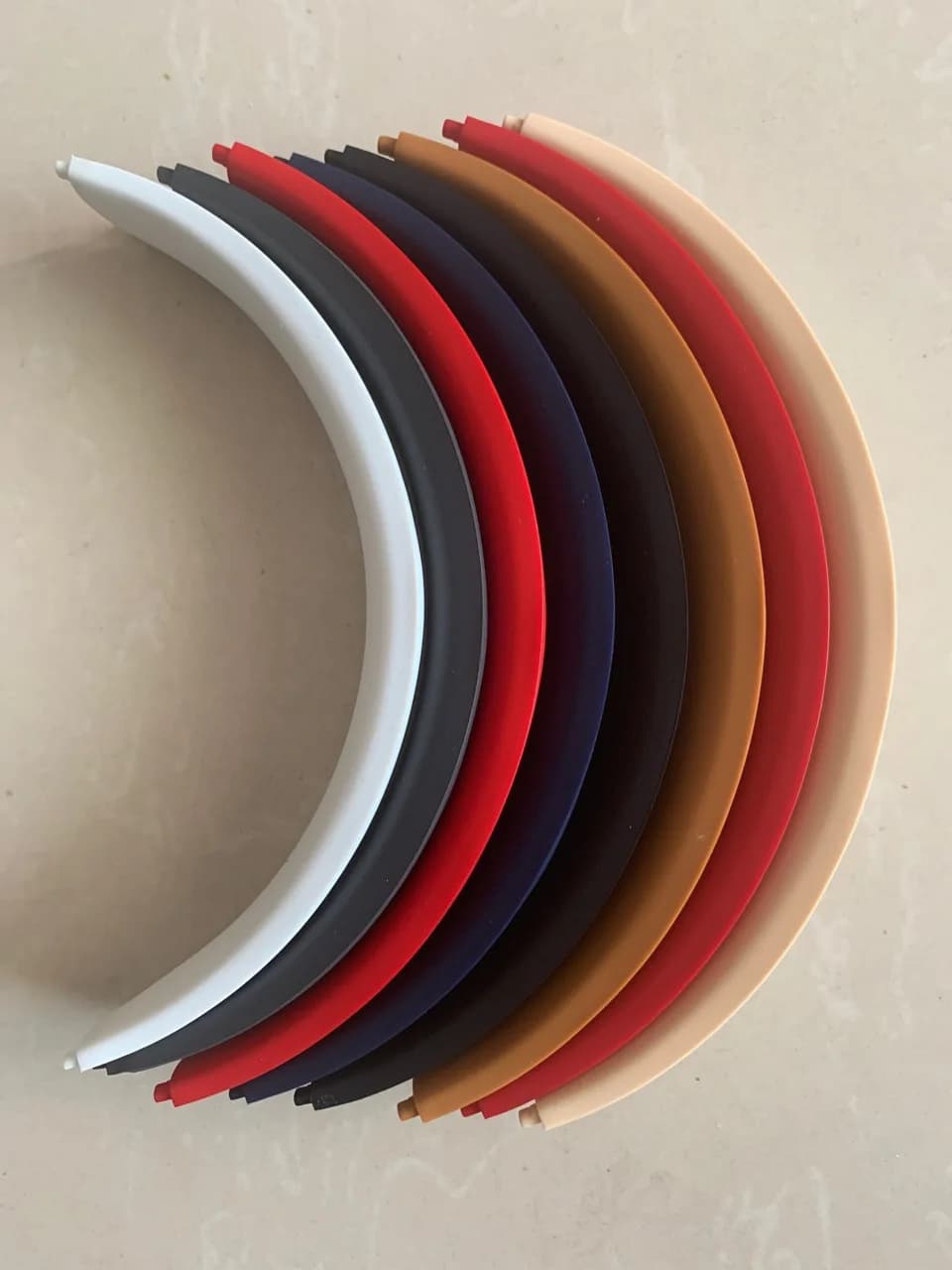 Fascia per capelli di ricambio, cuscino in gomma, fascia per la testa inferiore, per cuffie Studio 3 3.0