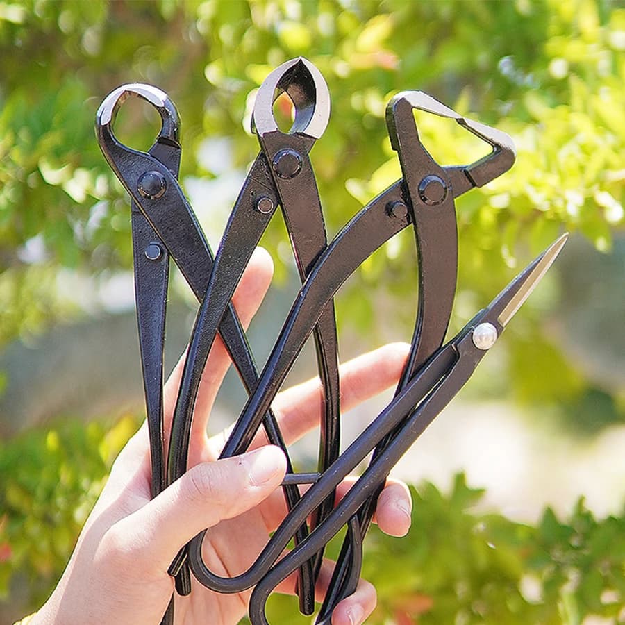 1 pz Professional Bonsai Manopola Taglierina Bordo Concavo Pinze a Sfera Cesoie Forbici Landscape Modeling Garden Bonsai Tools