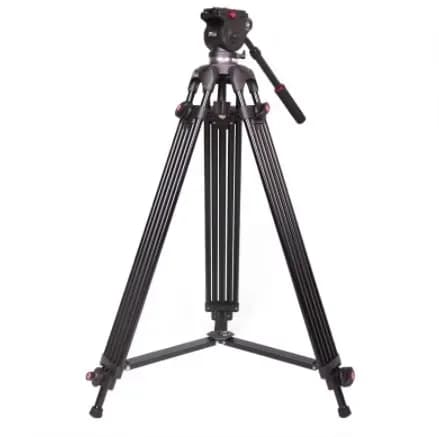 JIEYANG Professional 1.8m Aluminum Tripod JY0606 with Fluid Head Damping for Stand DSLR Video Mobile Phone Shooting