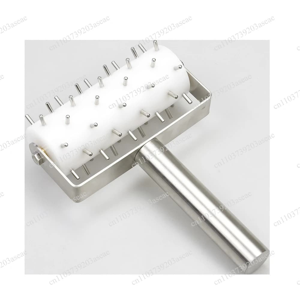 Stainless steel pizza hole punch, dough hole punch, bread needle roller