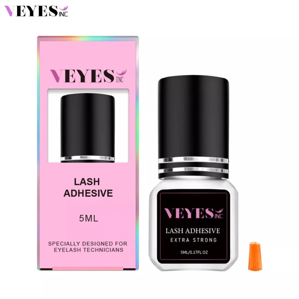 Veyes Inc Colla per extension ciglia Spedizione da articoli statunitensi Veyelash Colla per ciglia extra forte 8 settimane Strumenti per il trucco di ritenzione