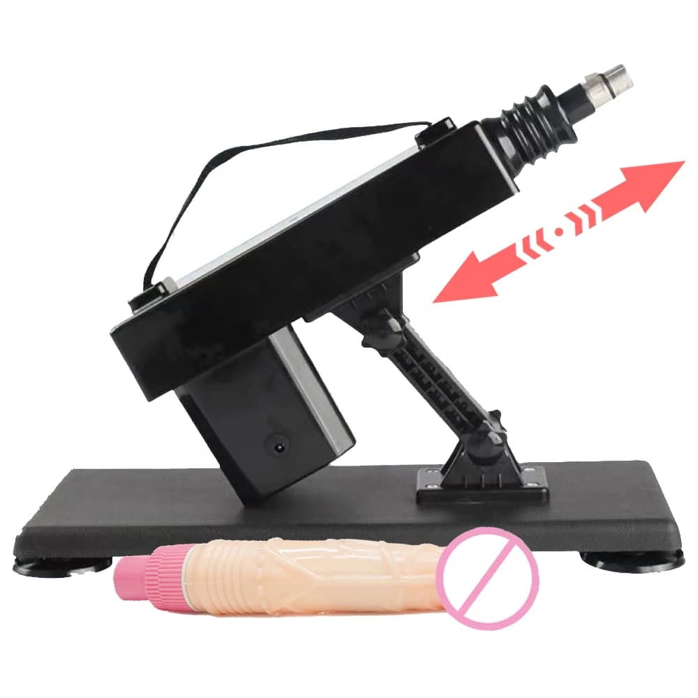 Sex Love Machine Toy for Adults Automatic Push Device for Men and Women Masturbation Pumping Gun for Vaginal Anal Massage Adjustable