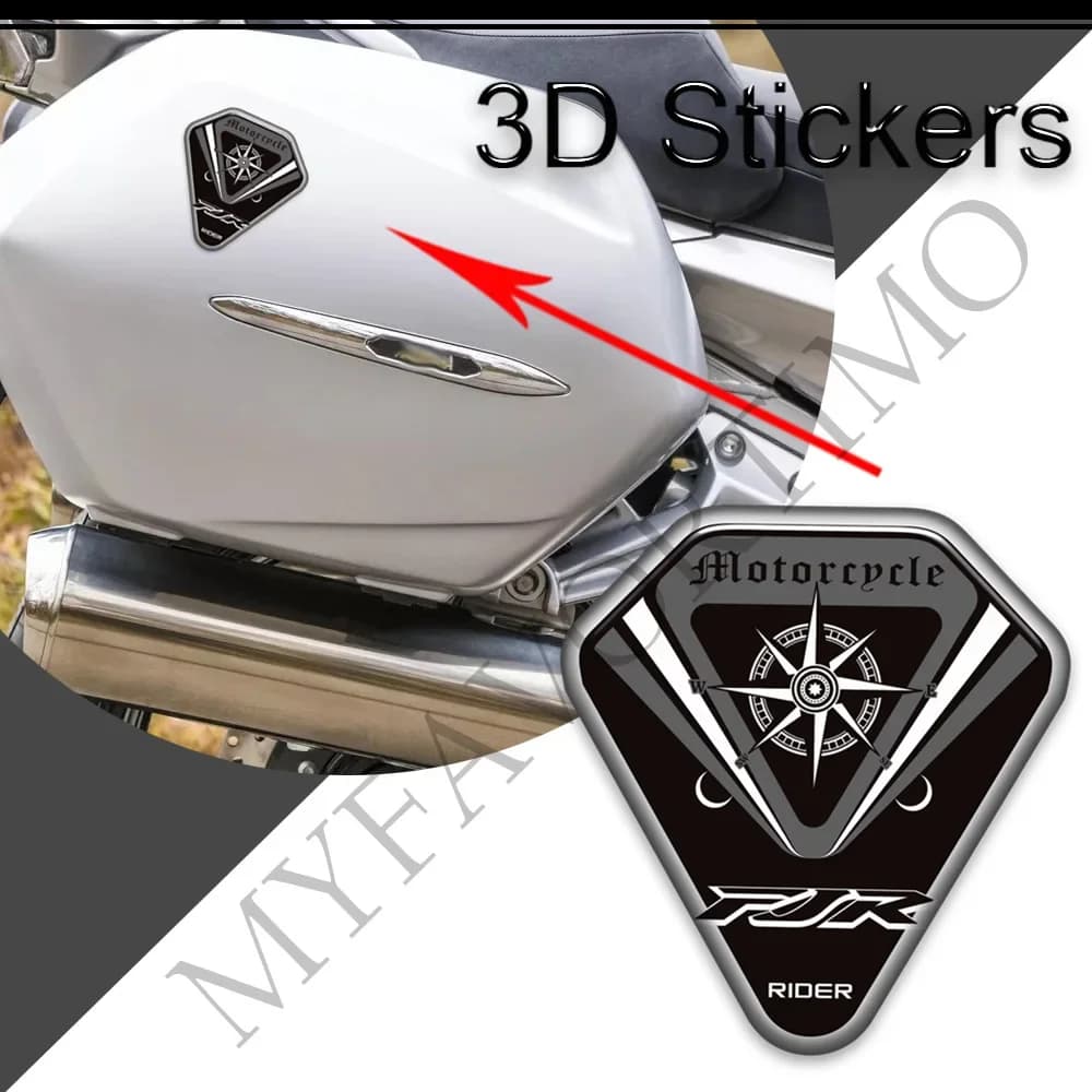 Stickers Decalcomanie For Yamaha FJR1300 FJR 1300 Tank Pad Windscreen Deflettore Ginocchio Kit Custodies