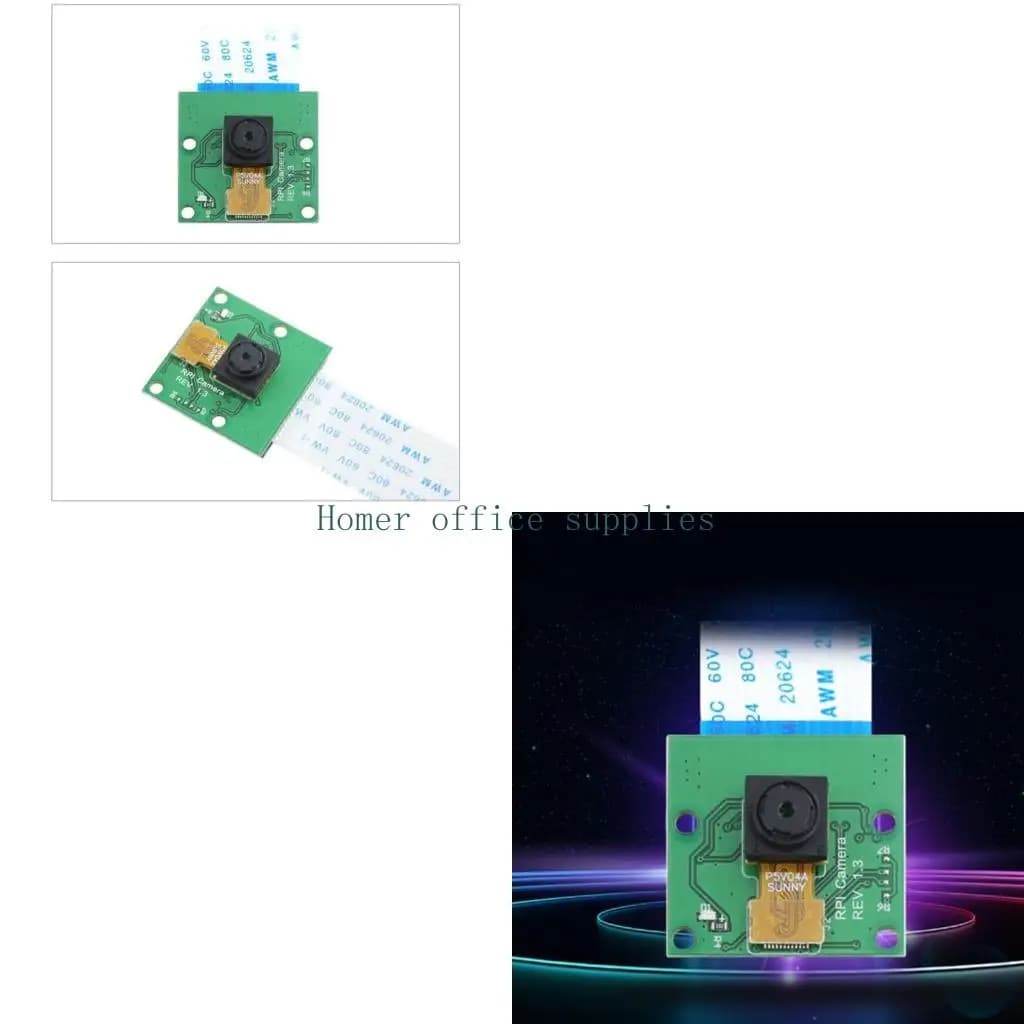 K43B Mini Camera Module 5MP 1080p Webcam Module Support OV5647 with Ribbon Cable Replacement for RPi 2/4/3B+