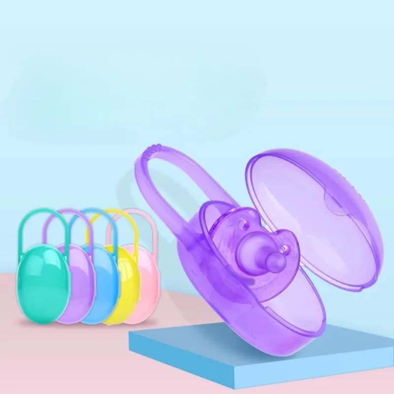 Scatola per ciuccio per bambini Custodia per contenitore per succhietto utile portatile per neonati Custodia per ciuccio da viaggio Scatola di plastica in PP Forniture per bambini