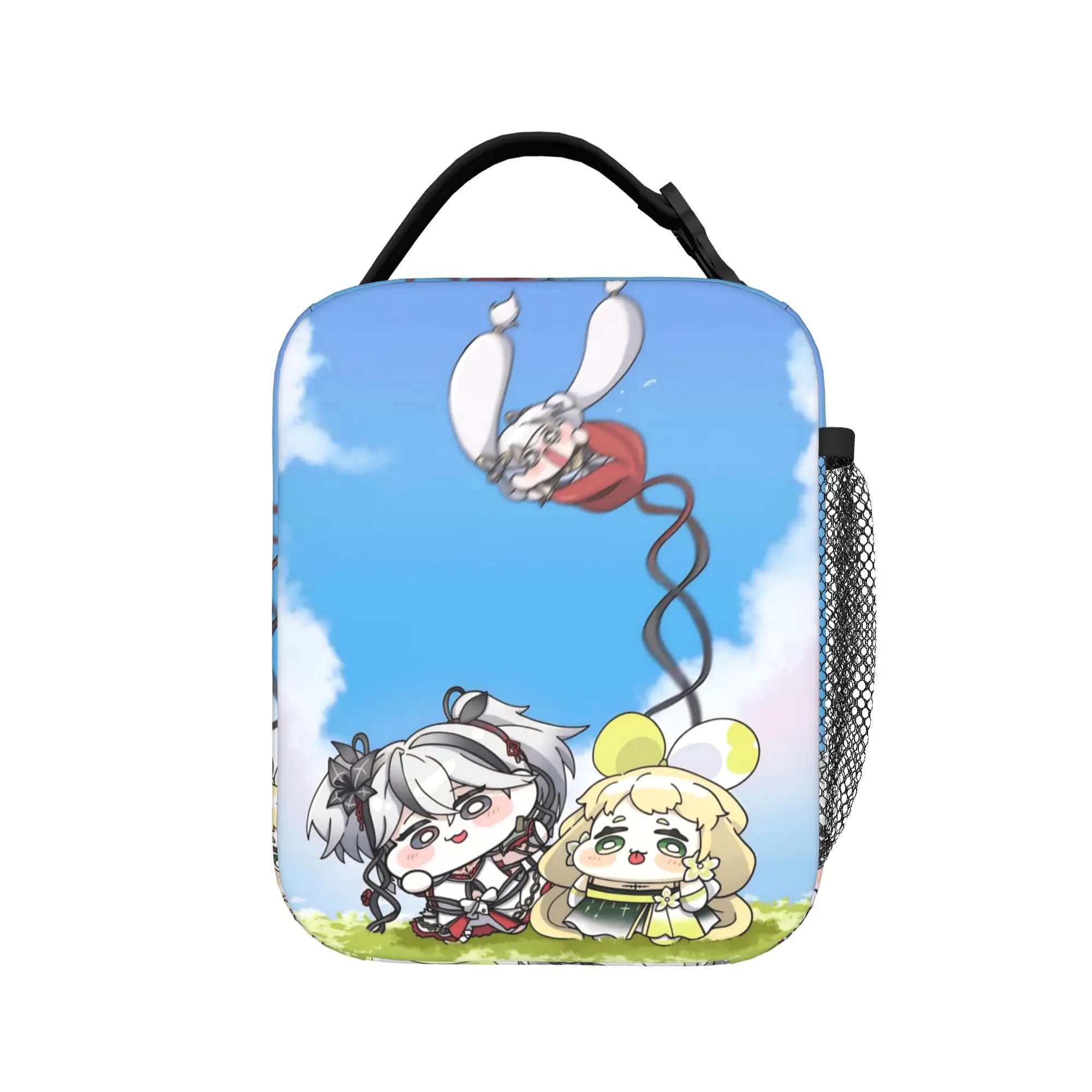 Borsa termica per il pranzo Trickcal C-Chibi Go Games Merch Storage Food Box Nuova scatola termica per alimenti per la scuola