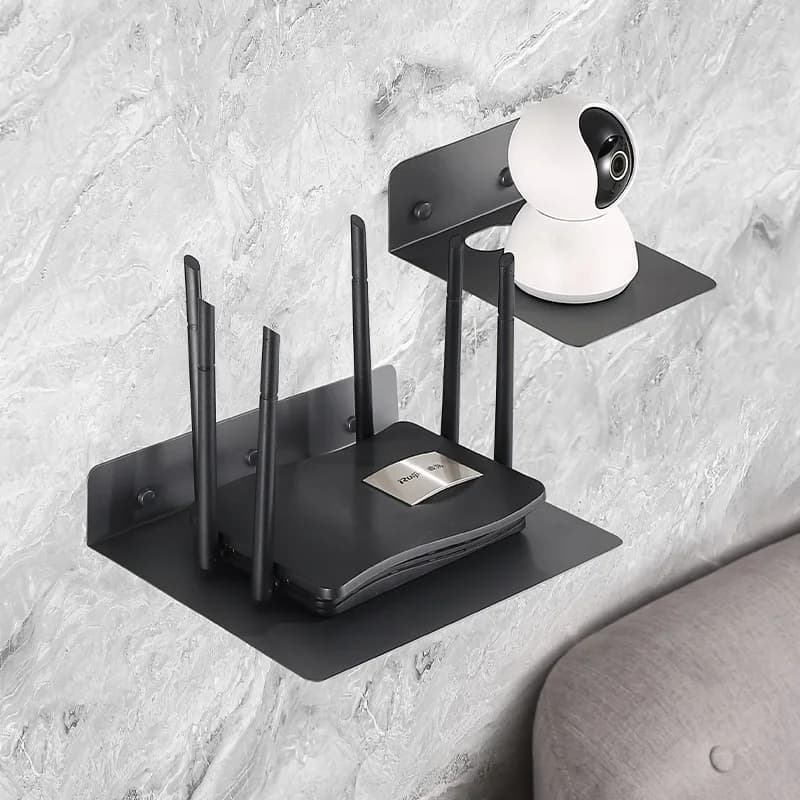 Small Wall Shelves Shelf Multifunctional Metal Speaker Audio Webcams Security Camera Digital Display Stands Home Organizer