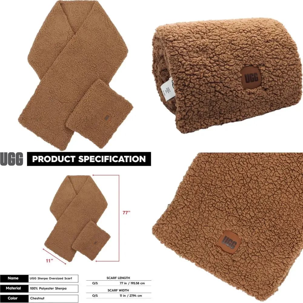 Women's oversize Sherpa Scarf: luxurious warmth sweatshirt for winter