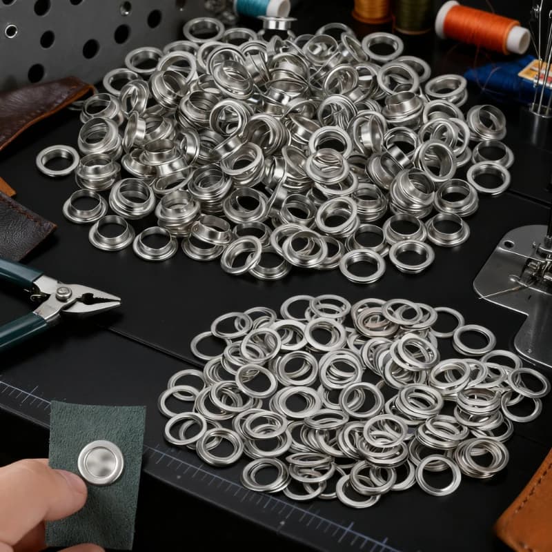 185 occhielli decorativi da 4 mm, per nail art, facili da applicare