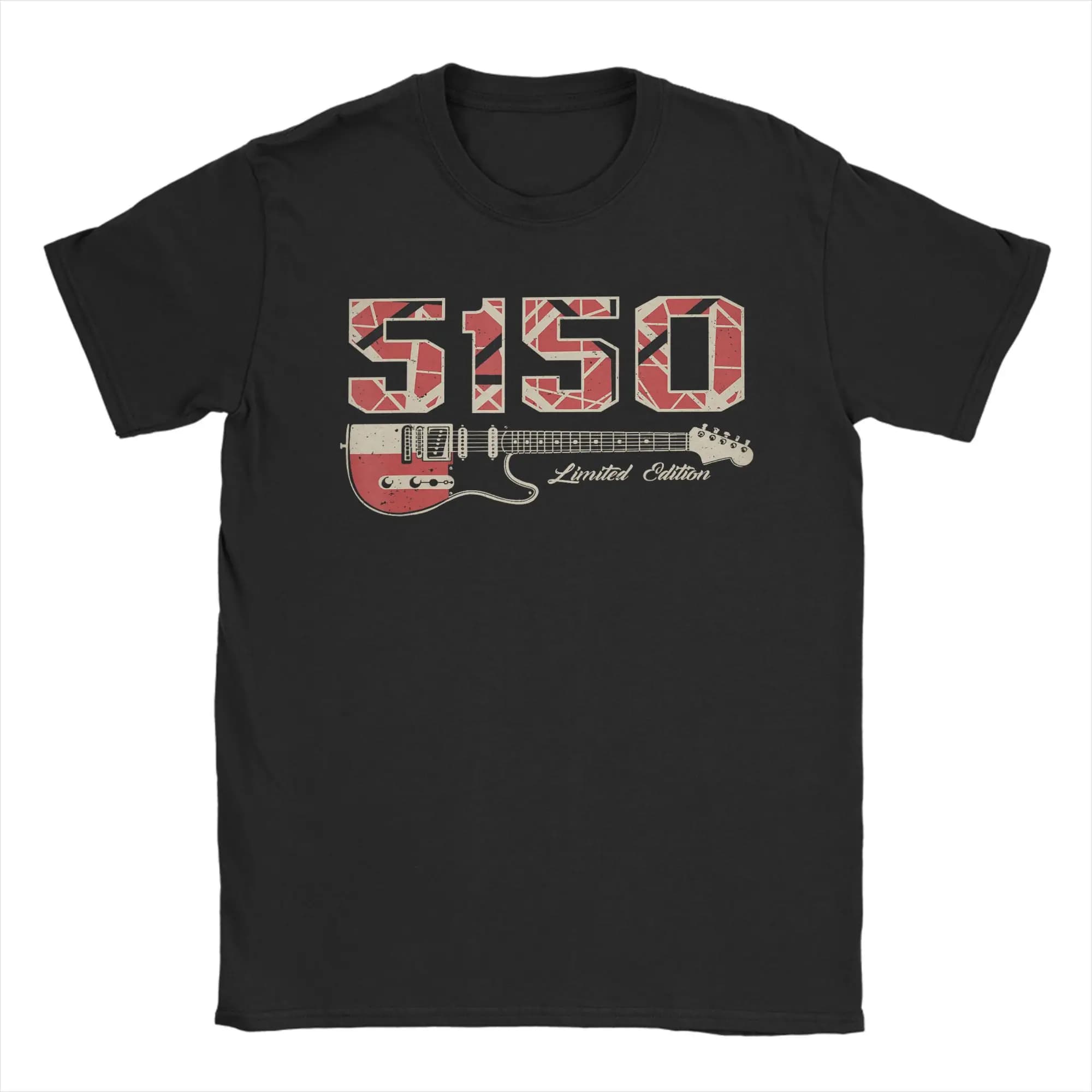 Maglietta da uomo Van Halen 5150 Rock Music Guitar Magliette in edizione limitata Magliette estive per il tempo libero Abbigliamento in puro cotone Plus Size 6XL