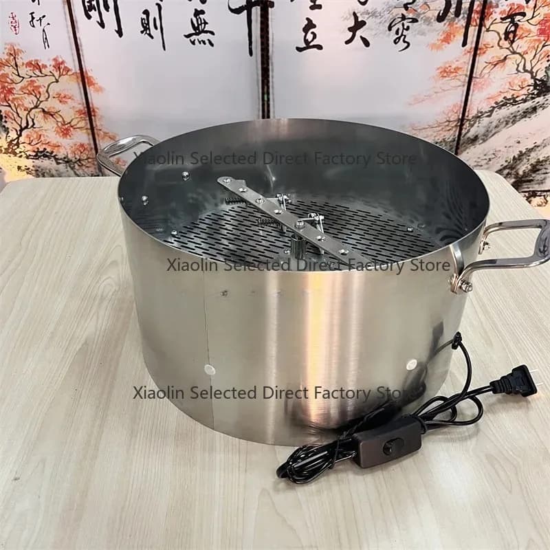 300‑2500g Coffee Roasted Bean Cooling Machine Stainless Steel Cooler Cooling Plate With Filter Radiator