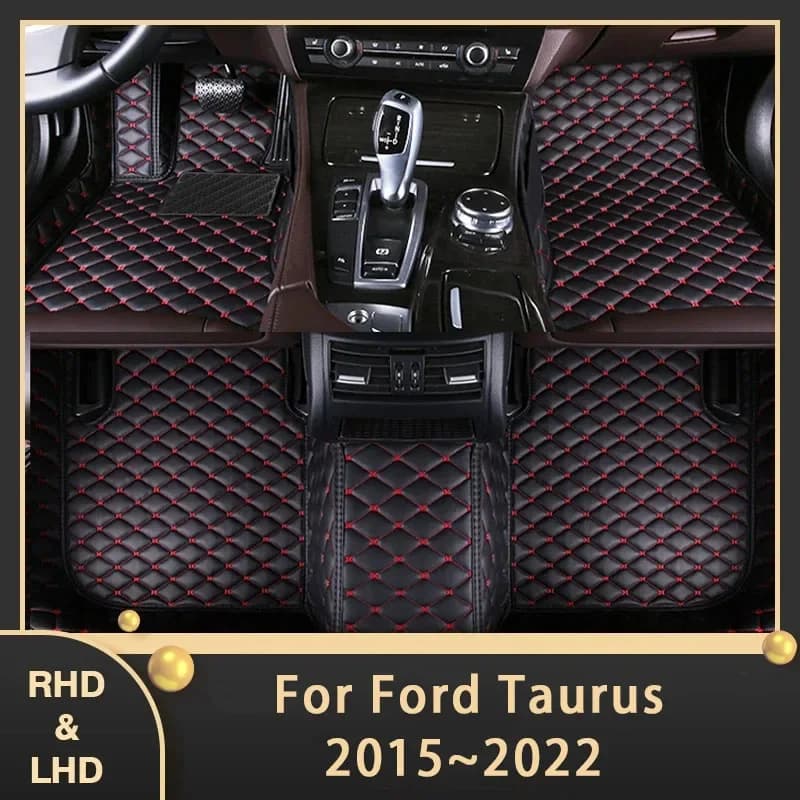 Car mats for Ford Taurus VII MK7 2015 ~ 2022 Custom Car mats Leather mat Interior accessories 2018 2020 2021 0