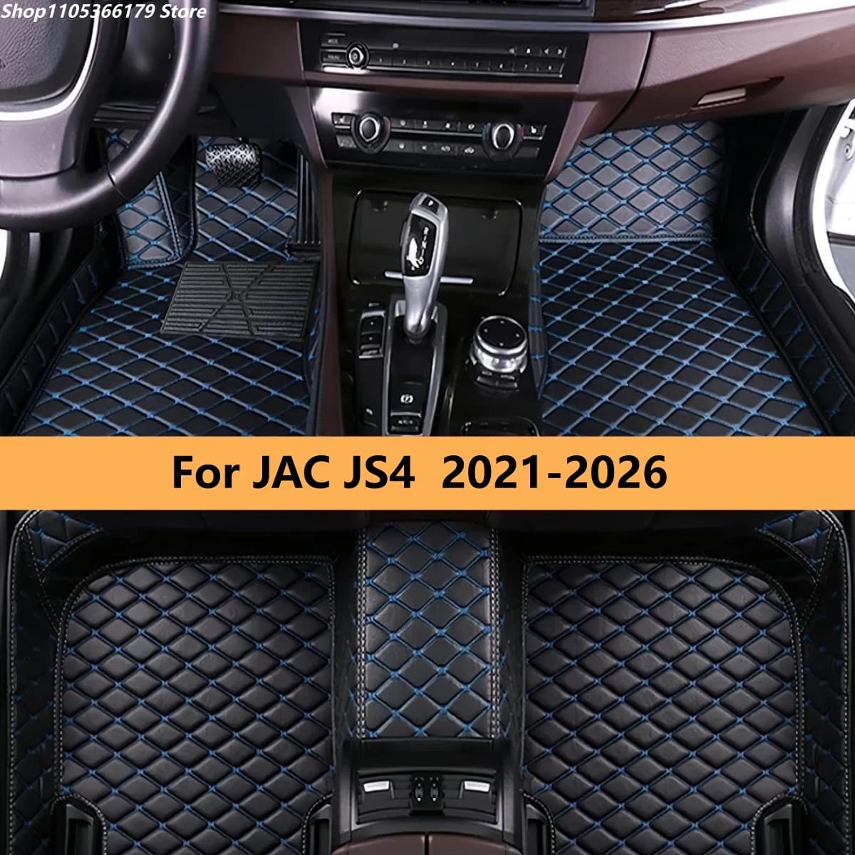 Tappetini Auto Personalizzati per JAC JS4 2021 2022 2023 2024 2025 2026 Set Completo Tappeti Auto Accessori Auto